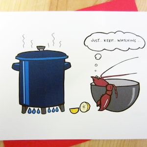 Hummer Cartoon Karte