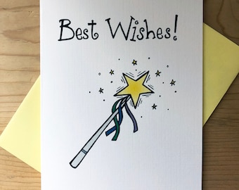 Good Luck Card: Magic Wand