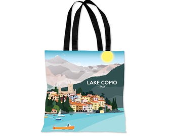 Bolso de mano del lago de Como, Italia - de Tabitha Mary - Láminas y regalos de viaje
