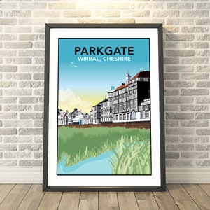 Parkgate, Wirral, Cheshire -  capturing a memory - Travel prints and gifts by Tabitha Mary