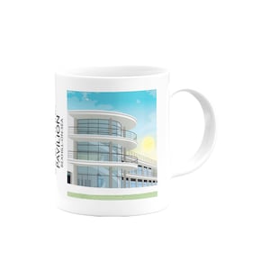 De La Warr Pavilion, Bexhill-on-sea, East Sussex Mug  - by Tabitha Mary - Travel prints and gifts