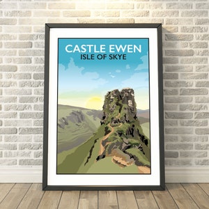 Castle Ewen, Isle of Skye, Scotland -  capturing a memory - Travel prints and gifts by Tabitha Mary