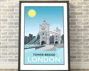 Tower Bridge, River Thames, London -  capturing a memory - Travel prints and gifts by Tabitha Mary
