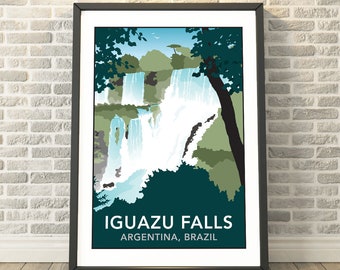 Iguazu Falls, Argentina, Brazil -  capturing a memory - Travel prints and gifts by Tabitha Mary