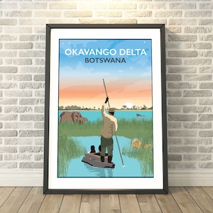 Delta dell'Okavango, Botswana, Africa - catturare un ricordo - Stampe e regali di viaggio di Tabitha Mary