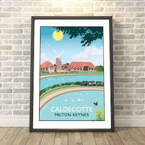 Caldecotte Lake, Milton Keynes, Buckinghamshire -  capturing a memory - Travel prints and gifts by Tabitha Mary