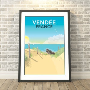 Vendée, France - capture a memory with signed travel prints, cards & gifts by Tabitha Mary