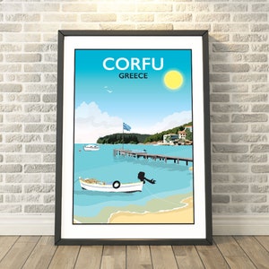 Corfu, Greece -  capturing a memory - Travel prints and gifts by Tabitha Mary