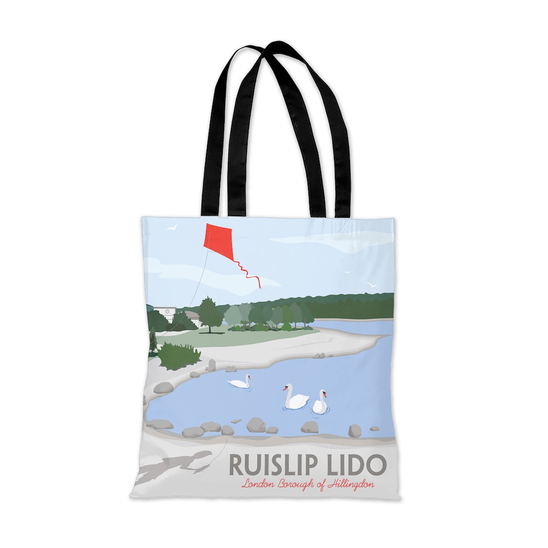 Ruislip Lido, Middlesex Tote Bag Capture a Memory With a Travel Design