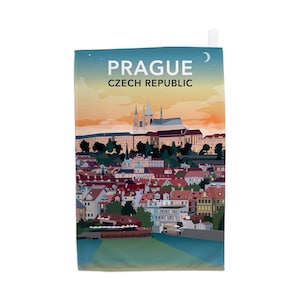 Prague, Czech Republic Tea Towel - by Tabitha Mary - Travel prints and gifts