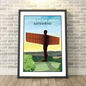 Angel of the North, Gateshead, Newcastle, North East England -  capturing a memory - Travel prints and gifts by Tabitha Mary