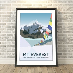 Mount Everest, Base Camp, Nepal -  capturing a memory - Travel prints and gifts by Tabitha Mary