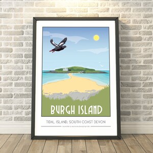 Burgh Island, Devons sydkust - att fånga ett minne - Resetryck och presenter av Tabitha Mary