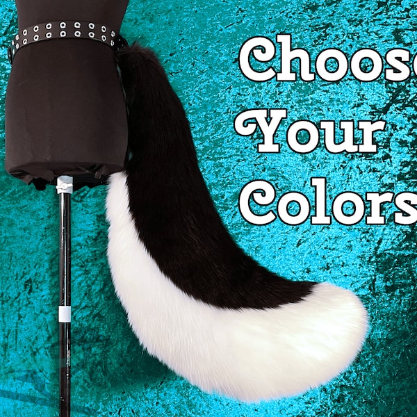 Two-Tone Canine Tail | Wolf | Dog | Fox