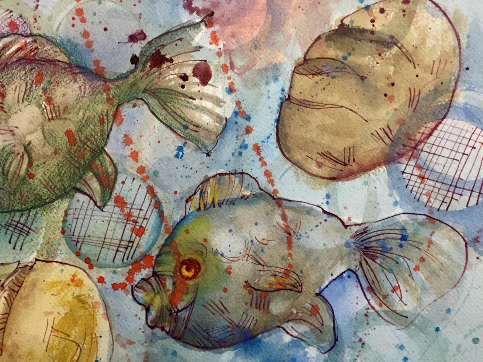 Watercolor Painting Christian Theme 18x24 | Etsy