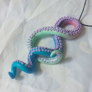 Octopus tentacle necklace