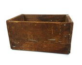 Antique Canada Dry Wooden Crate - Soda Crate - Wood Storage Box