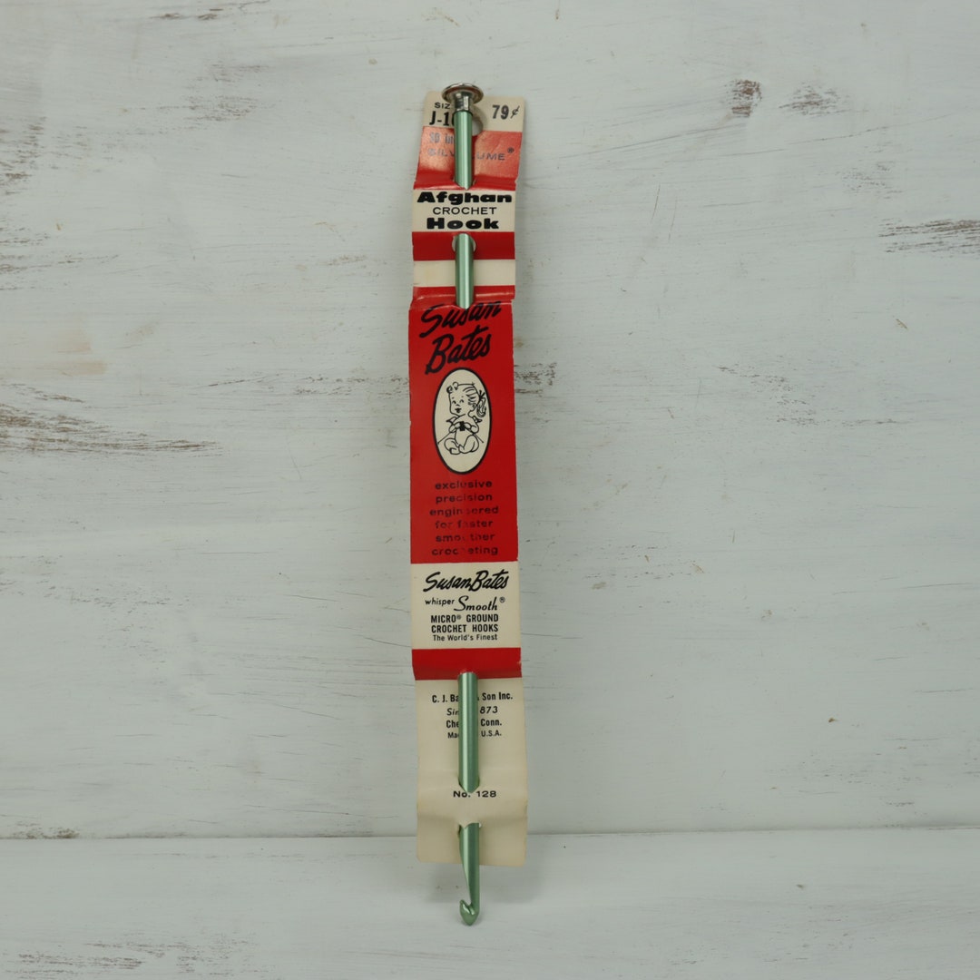 Vintage New Old Stock Susan Bates Crochet Hook J10 Etsy