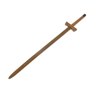 Vintage Wooden Practice Sword - European Longsword - Cosplay Sword