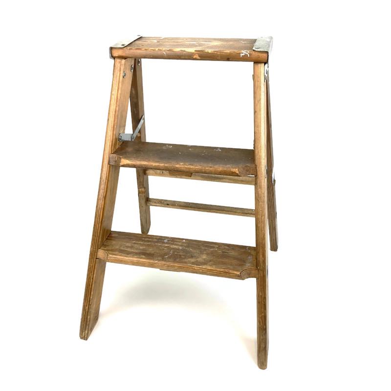 Vintage Wood Step Ladder - 24 Inch Stepstool - Plant Stand Display - Etsy
