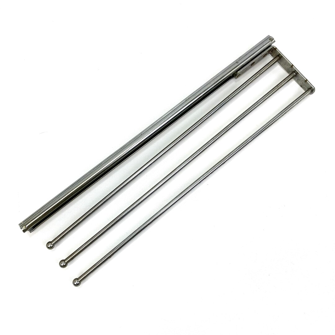 Pack Out Towel Rack Pull-out Towel Rack Vintage, Sliding Cabinet Organizer, Kitchen Chrome ...