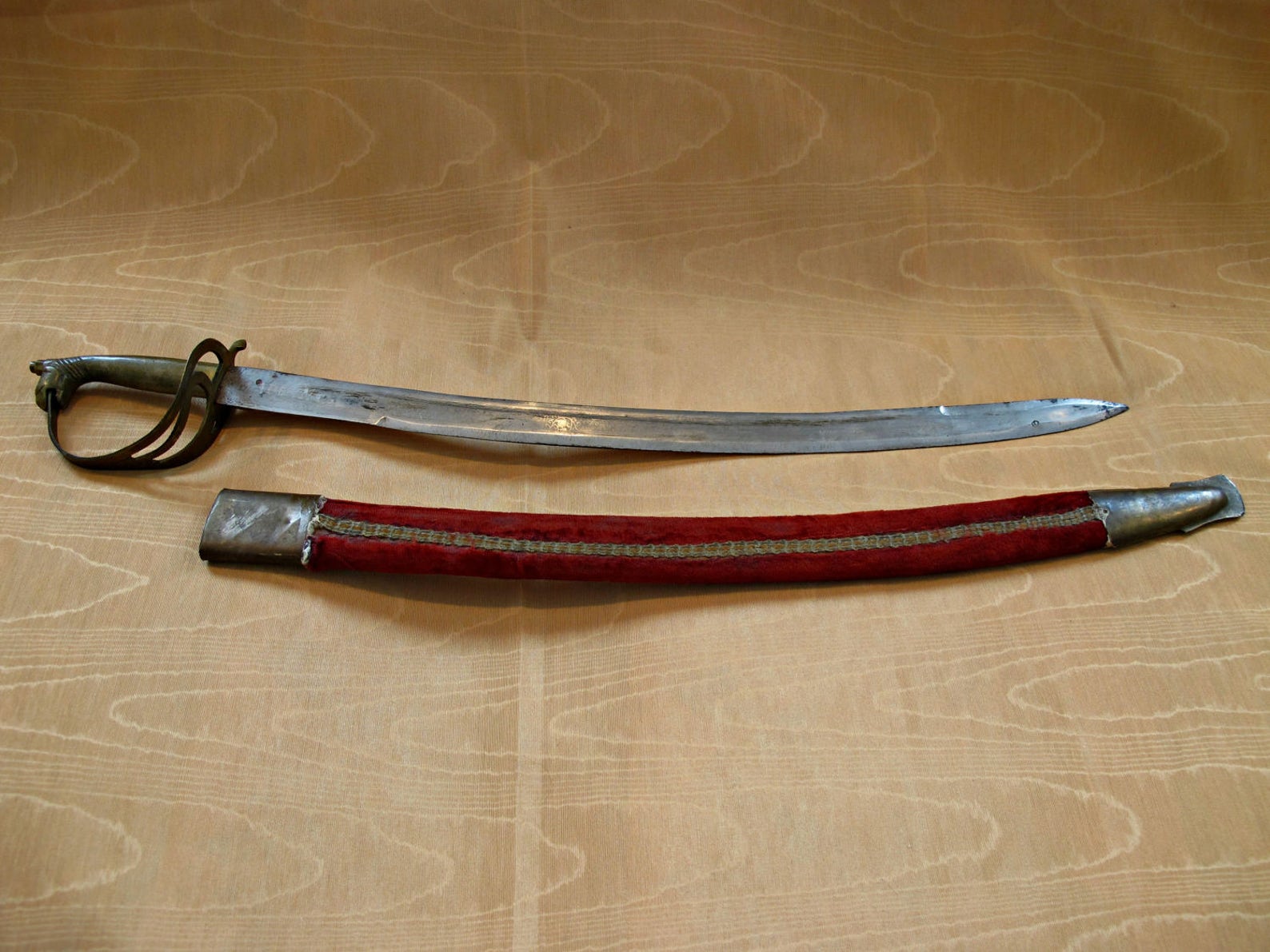 Sword Made in India Saber Vintage Sword Red Velvet Etsy