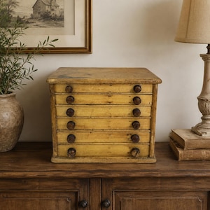 Antique Apothecary Cabinet - Mercantile Thread Cabinet