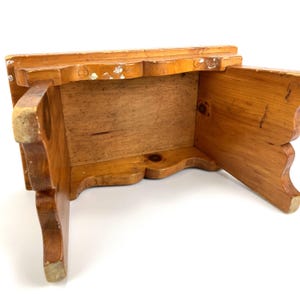 Vintage Handmade Rustic Footstool - Farmhouse Stool - Etsy
