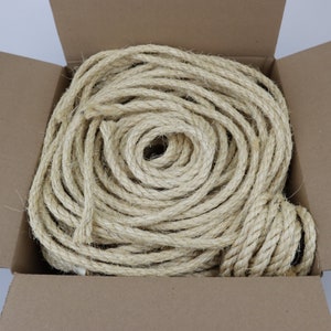 Sisal Rope for Crafts 9 Feet of 3/8 Sisal Rope 