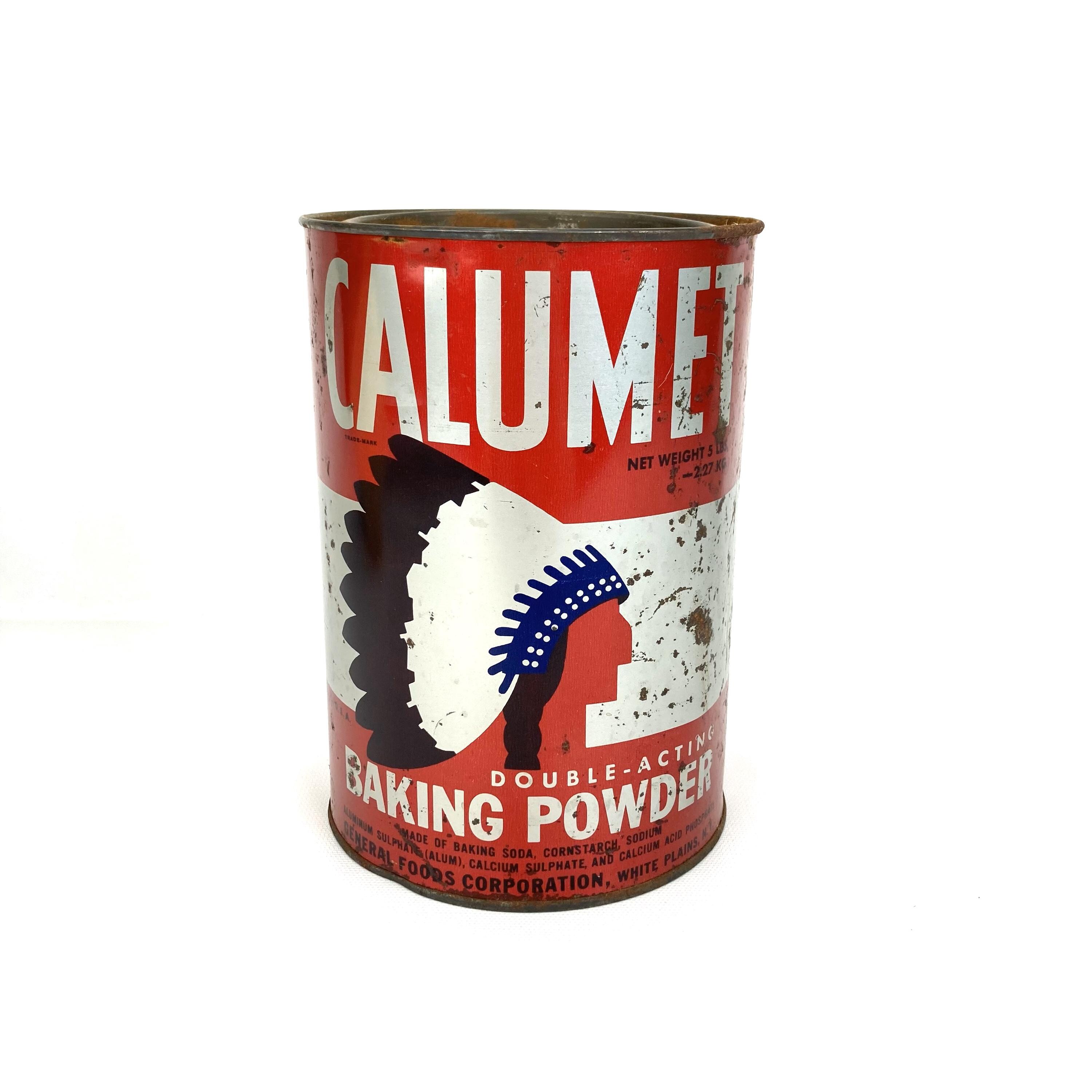 Vintage Calumet Baking Powder 5 Pound Can - Etsy
