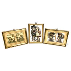 Vintage Framed Hummel Prints - Sold Separately