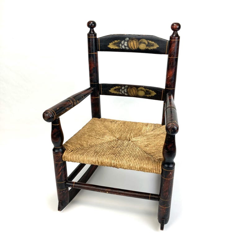 Antique Childs Rocking Chair - Etsy