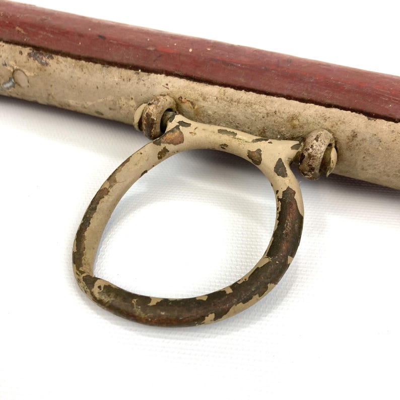 Antique Farmhouse Red Painted Horse Hame Horse Tack Vintage Horse Tack