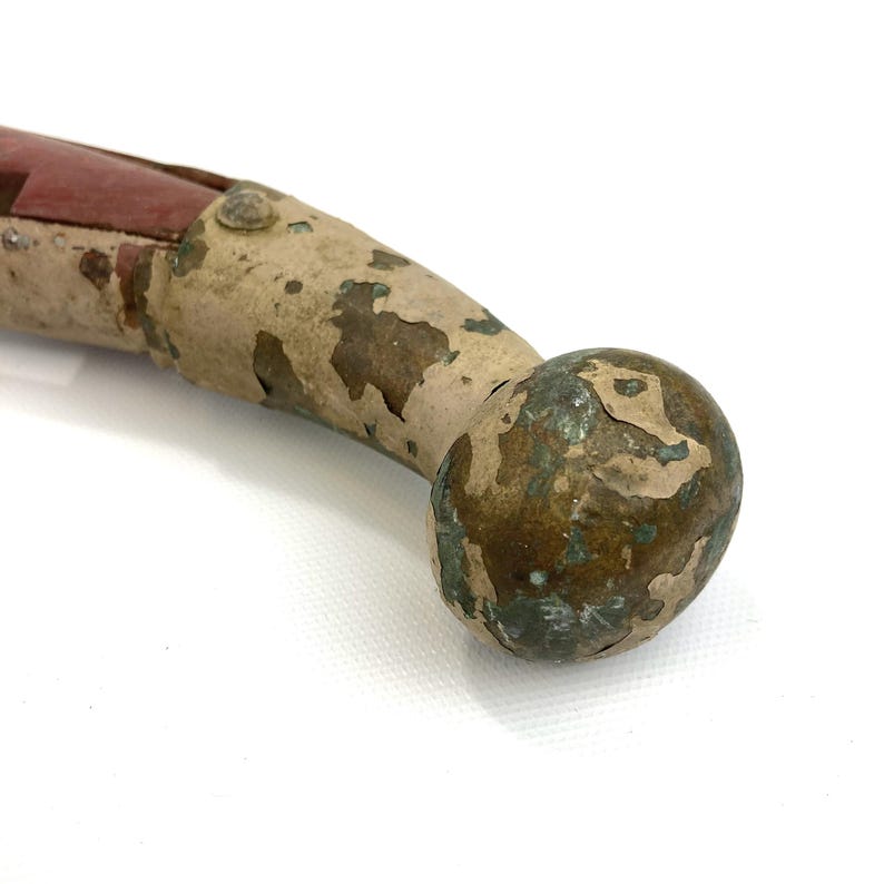 Antique Farmhouse Red Painted Horse Hame Horse Tack Vintage Horse Tack