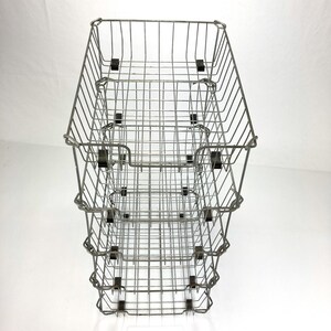 Vintage Wire Paper Sorting Trays - Set of Five Stacking Baskets - Etsy