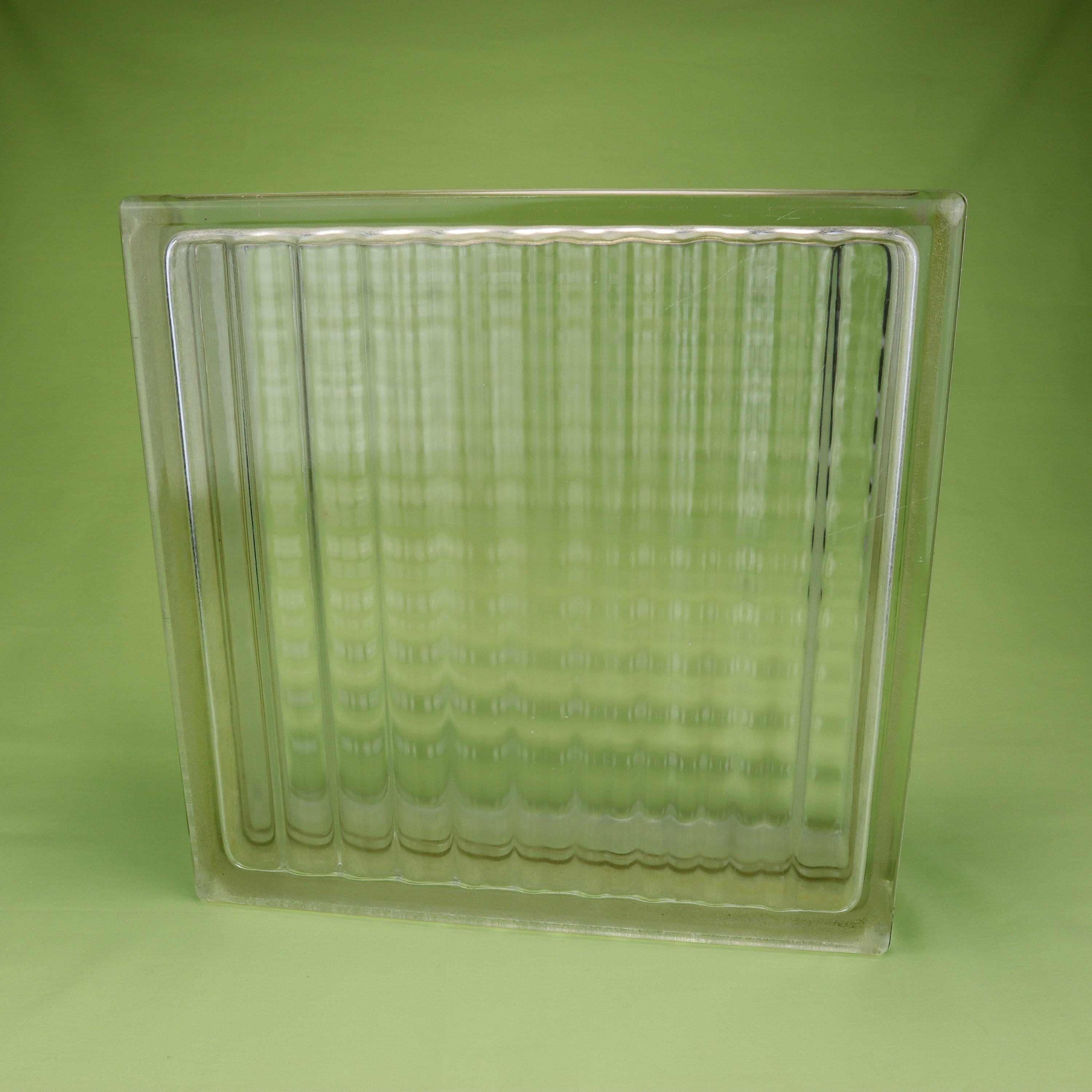 VINTAGE ARCHITECTURAL GLASS Block 7-3/4 x 7-3/4 x 3-7/8, Lot of