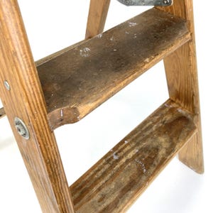 Vintage Wood Step Ladder - 24 Inch Stepstool - Plant Stand Display - Etsy