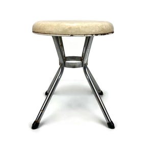 Mid Century Vinyl Top and Chrome Cosco Stool