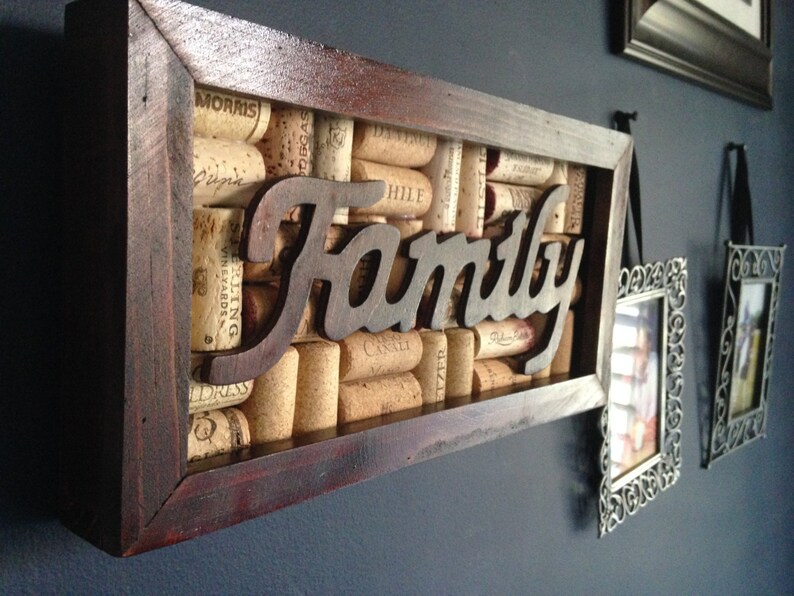 Cork shadow box Etsy