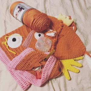 Magikarp Inspired Crochet Floppy Hat