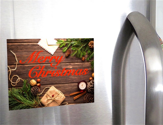 Christmas Magnet Christmas Refrigerator Magnet Christmas Etsy
