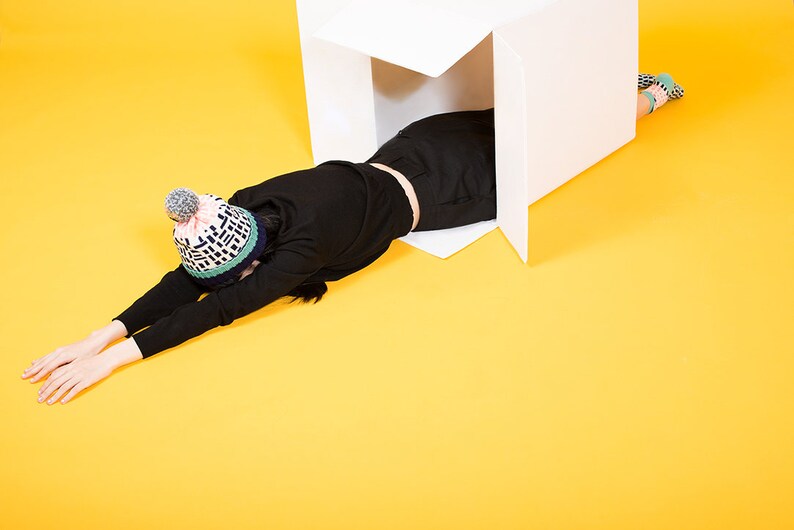 Wall of Windows Detachable Pom Pom Beanie Hat  for men  for image 3