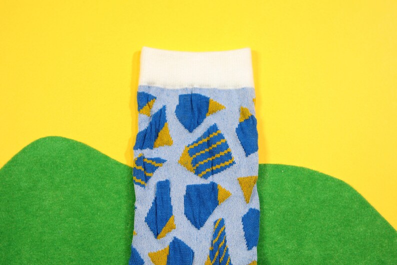 womens socks mens socks Stone Steps Blue Unisex Crew Socks colorful fun /& comfortable socks