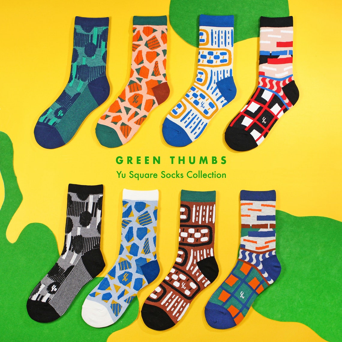 Rocky Yard Marl Grey Unisex Crew Socks Mens Socks Womens Socks Colorful