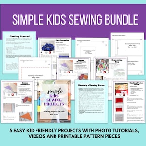 Kids Sewing Kit / Preschool Sewing/learn to Sew Kit/montessori