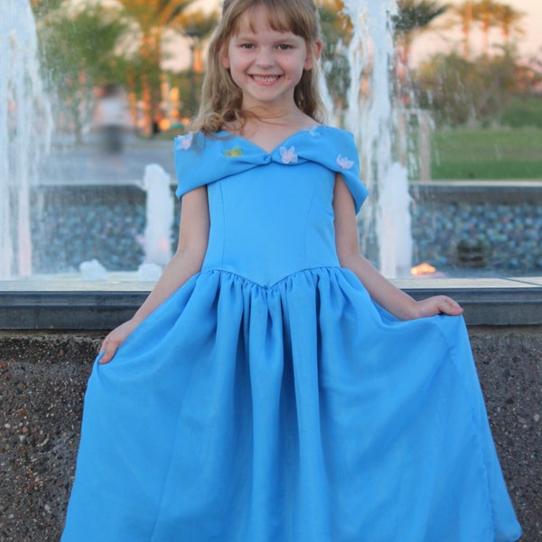 Happily Ever After Dress PDF Sewing Pattern | Princess dress pattern | Princess PDF | Girls Dress Pattern