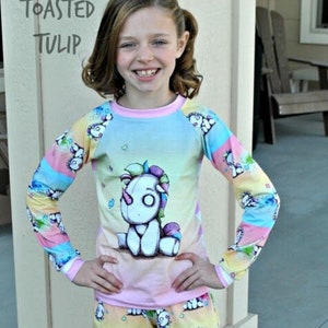 Schnittmuster Kinder Pyjama | Schlafanzug PDF Schnittmuster | Schnittmuster Kinder Pyjama | Mädchen Schlafanzug | Jungen Schlafanzug | Fröhliches Fest Pjs