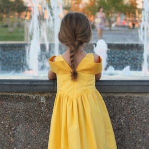 Patrón de costura para vestido de princesa: Vestido de niña &quot;Felices para siempre&quot; (PDF)