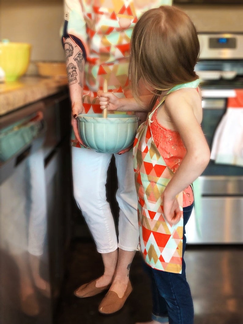 Kids & Adult Apron Pattern pdf Mom and me apron pattern apron pattern image 3