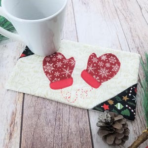 Mitten Mug Rug Mug Rug Sewing Pattern Bundle: Beginner DIY Kitchen Coasters (PDF ...